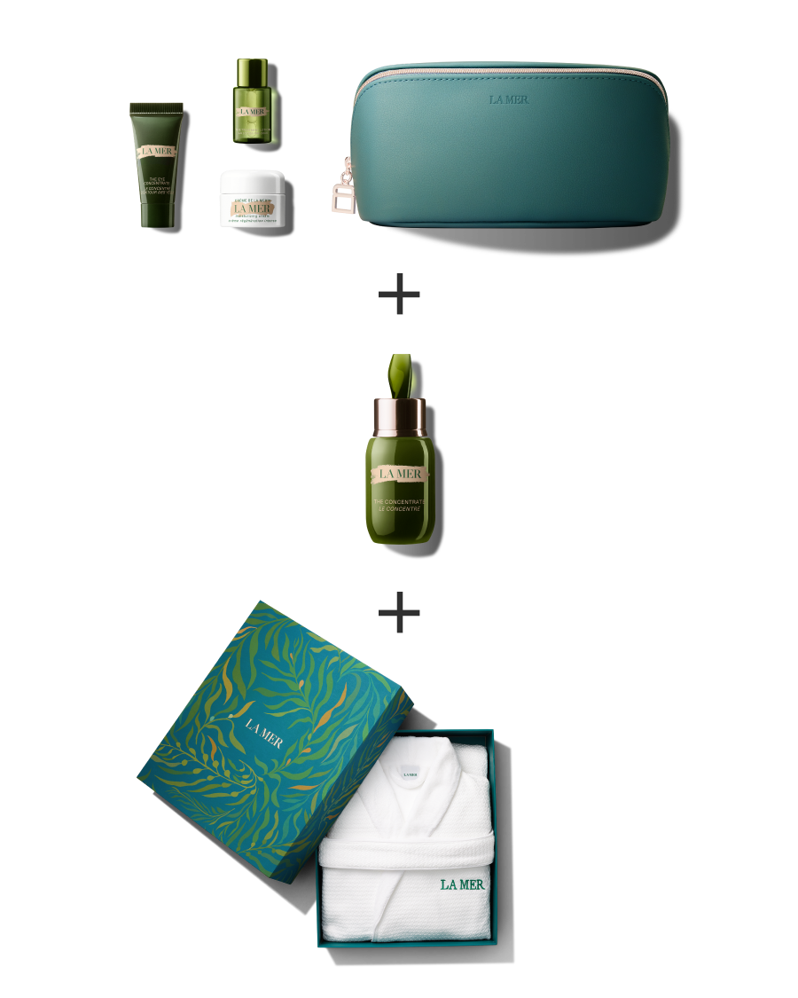 Product packshot, shot from above, detailing contents of offer