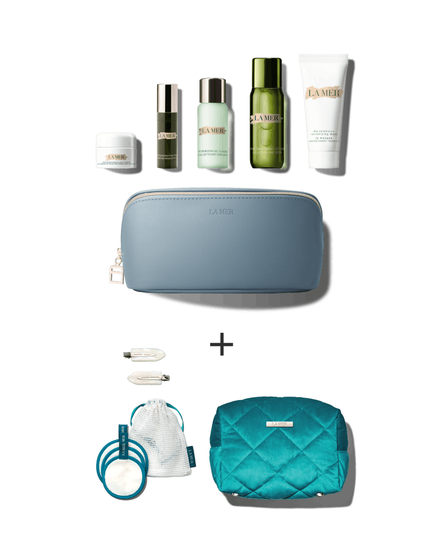 5 piece gift bag with products in 