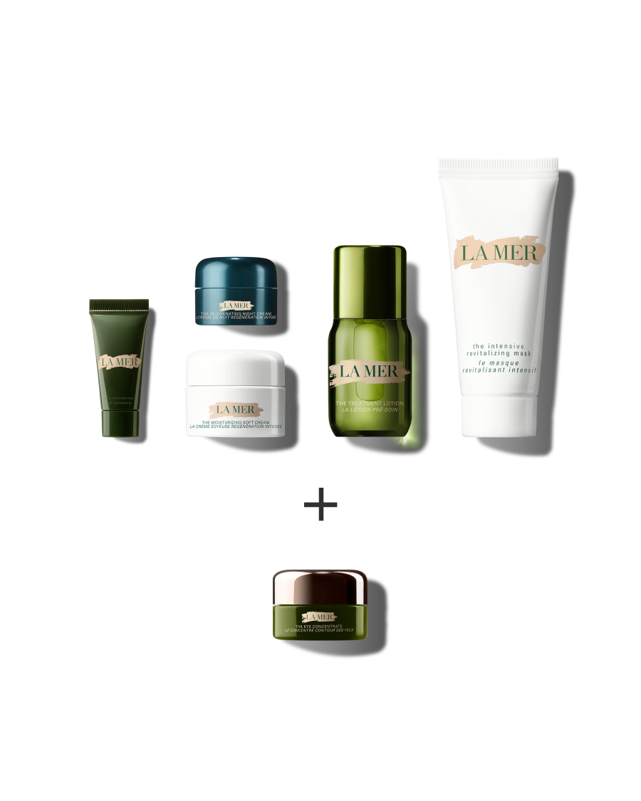 Product packshot, shot from above, detailing contents of offer